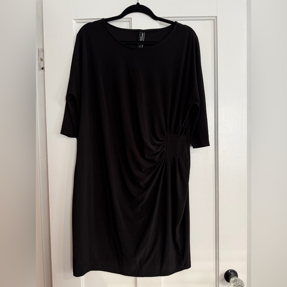 Spirito Della Donna Elegant Black Dress XL